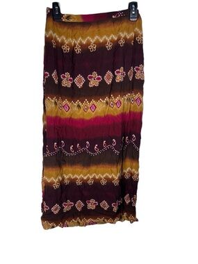 JM Collection Multicolor Skirt Size M
